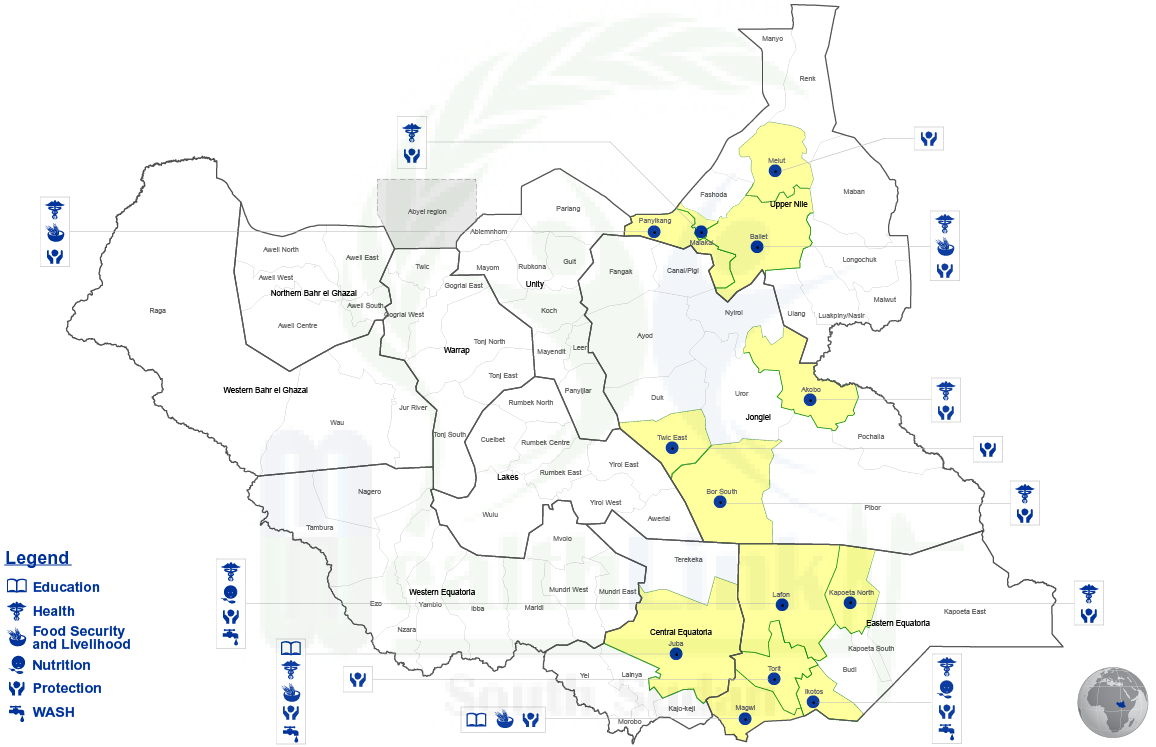 HLSS Areas of Operation, Sep 2018